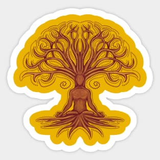 Kalpavriksha - Wishing tree Sticker